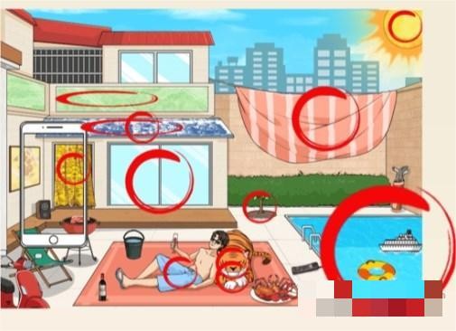 文字来找茬院子找豪横找出12处彰显富豪身份的地方是哪些-文字来找茬院子找豪横通关攻略