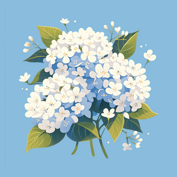 绣球花锦盒_logo