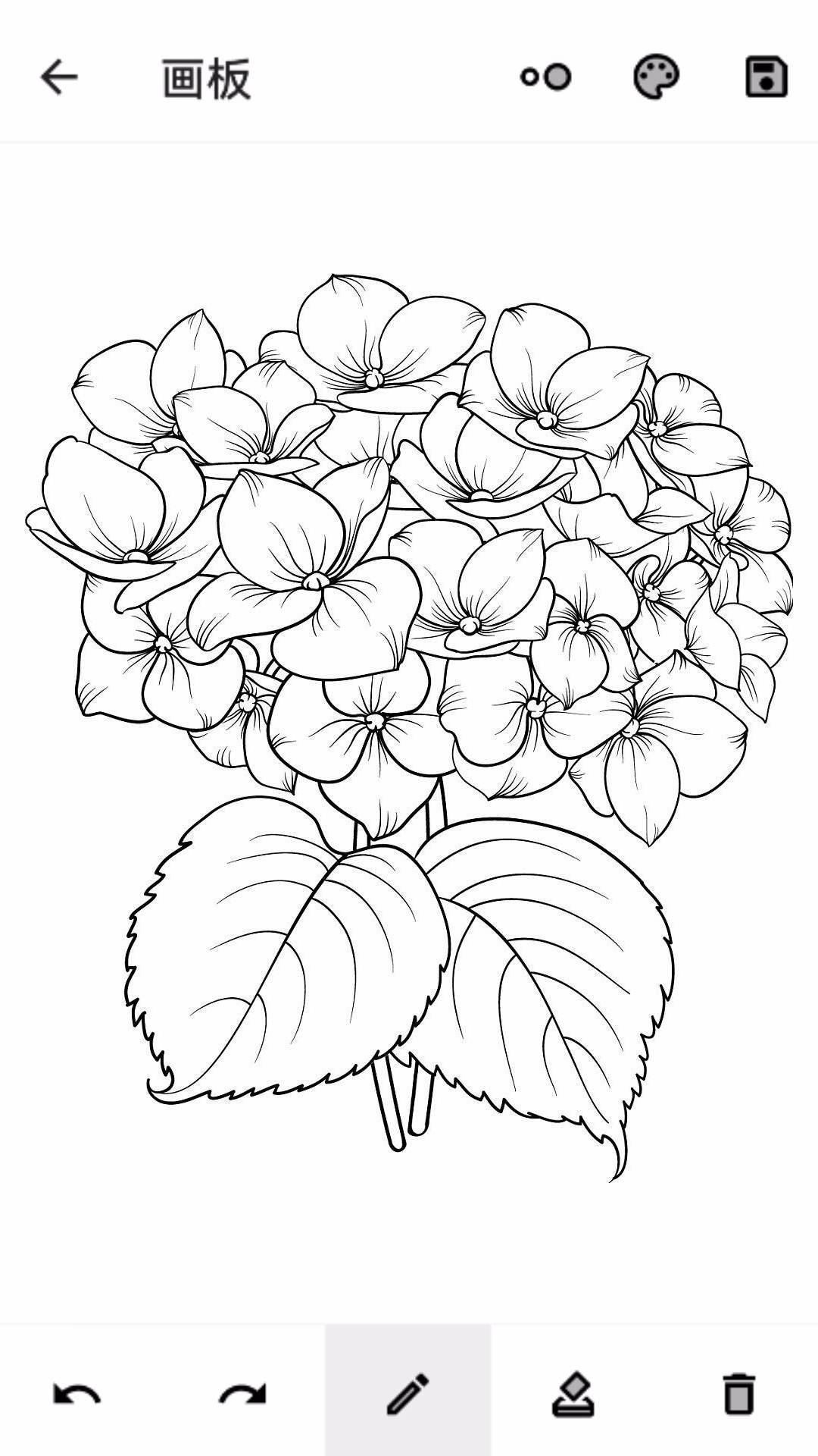 绣球花锦盒0